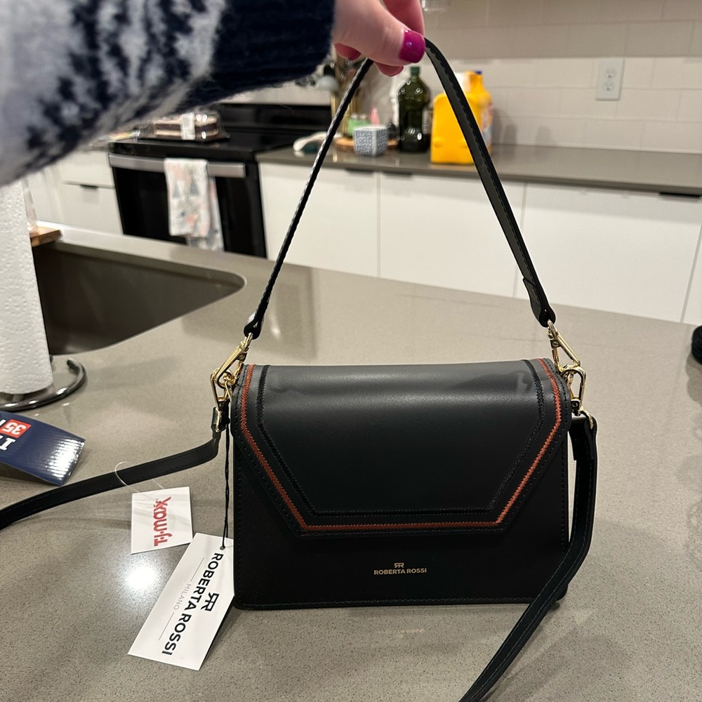 Italian Leather handbag purse